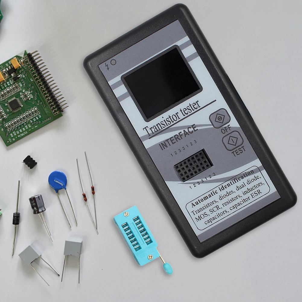 Testeur de transistor polyvalent M328, thyristor à diode, puzzles, résistance d'itance, compteur d'inductance 02/10/2018, écran coloré TFT 1.8