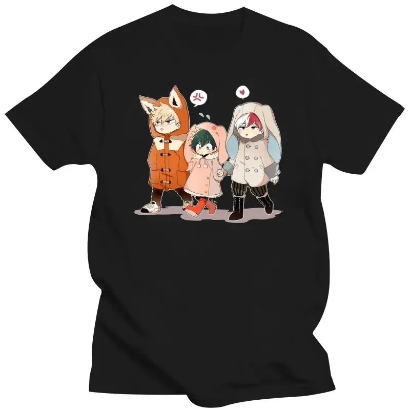 Camiseta Unisex de manga corta de algodón con cuello redondo para hombre, ropa de Anime My Heroes Academia Plus Ultra Midoriya Izuku para mujer