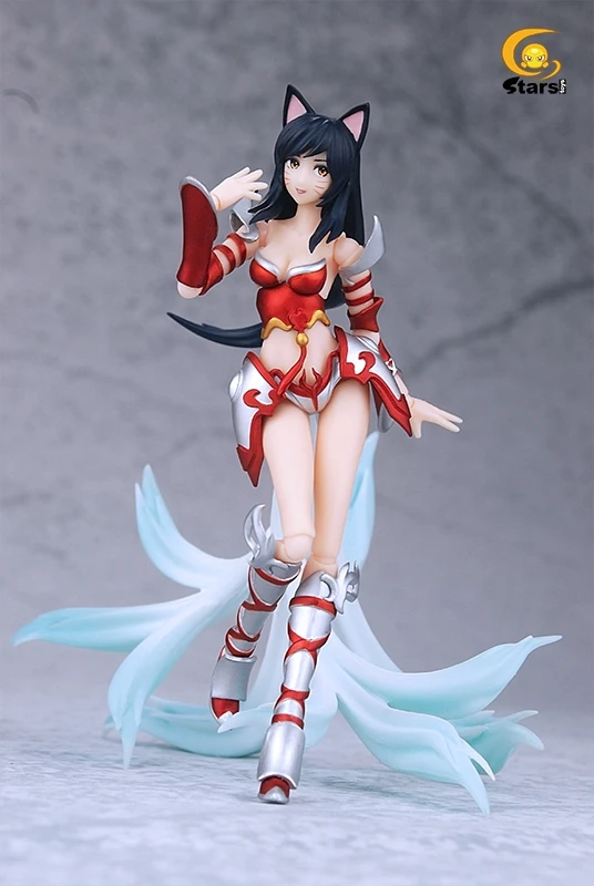 【In Stock】LOL Action Figurals 16cm Ahri Anime Figurine Statue Figures Cartoon Collectible Model Toy