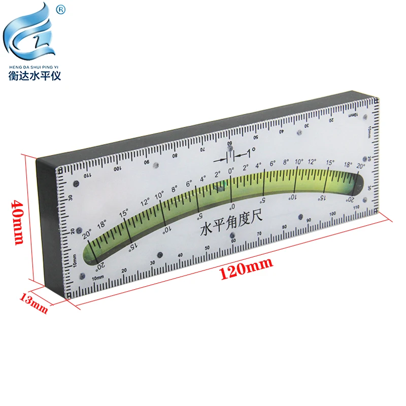 High-precision horizontal angle ruler portable horizontal bubble plastic level squaHigh-precision horire horizontal bubble level