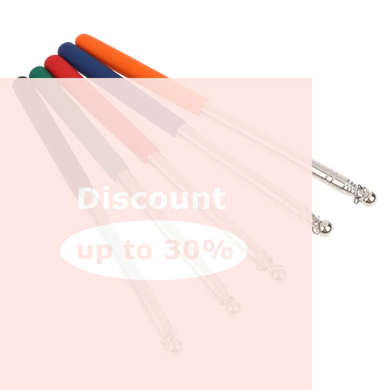 [1.2M Telescopic Stainless Steel Flag Pointer Stick Portable Extendable Teaching Wand For Classroom Outdoor Parade Guide]