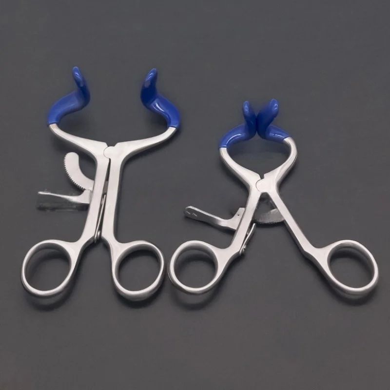 

2PCS Dental Metal Mouth Opener Cheek Expander Lip Retractor Stainless Steel Orthodontic Dentist Tool Oral Examination Instrument