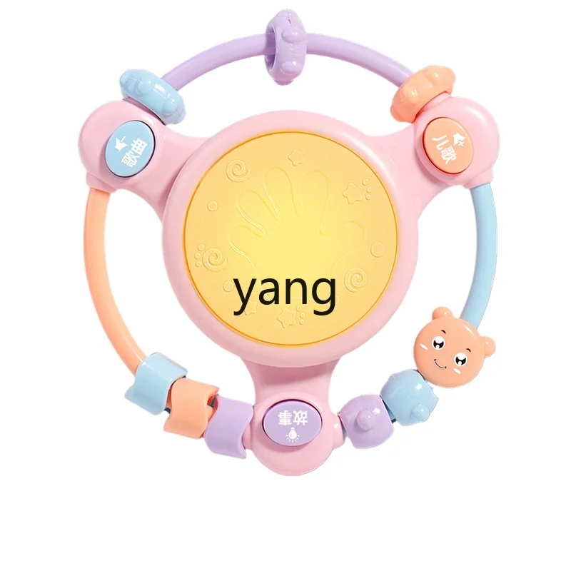 

CX baby toys 0 to 1 year old baby hand drum music rattle