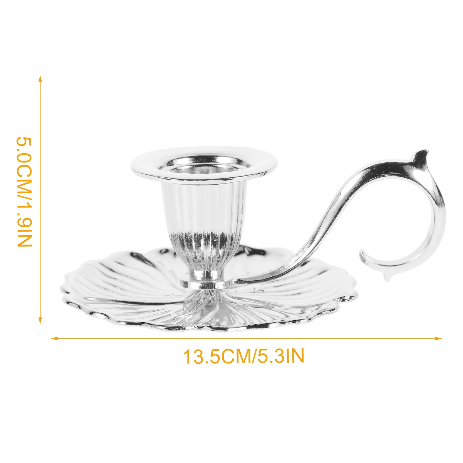 

Holder Metal Candlestick Stand Pillar Decorative Table Centerpiece Unique Design for Home Office Temple