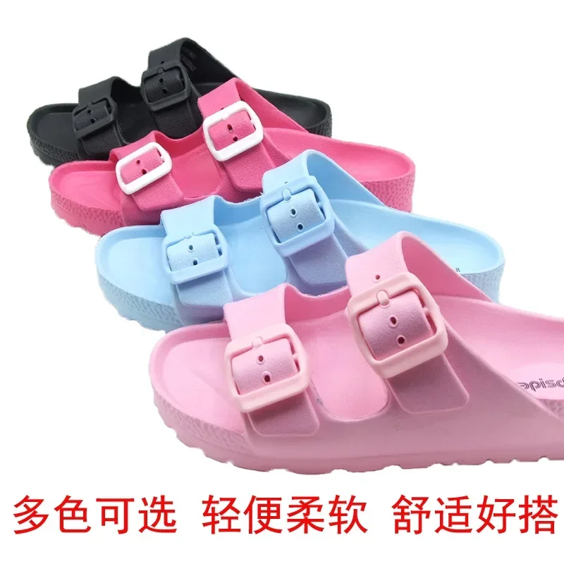 

Fashion children lightweight soft-soled non-slip sandals and slippers buckle personality trend sandals beach teenager sandals