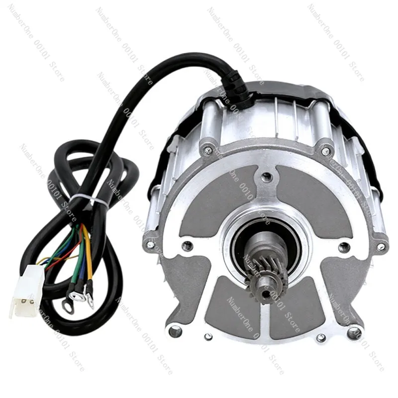 48V, 60V, 72V, 1500W High-Speed Permanent Magnet Copper DC Brushless Motor for Electric Tricycles, High-Power Performance