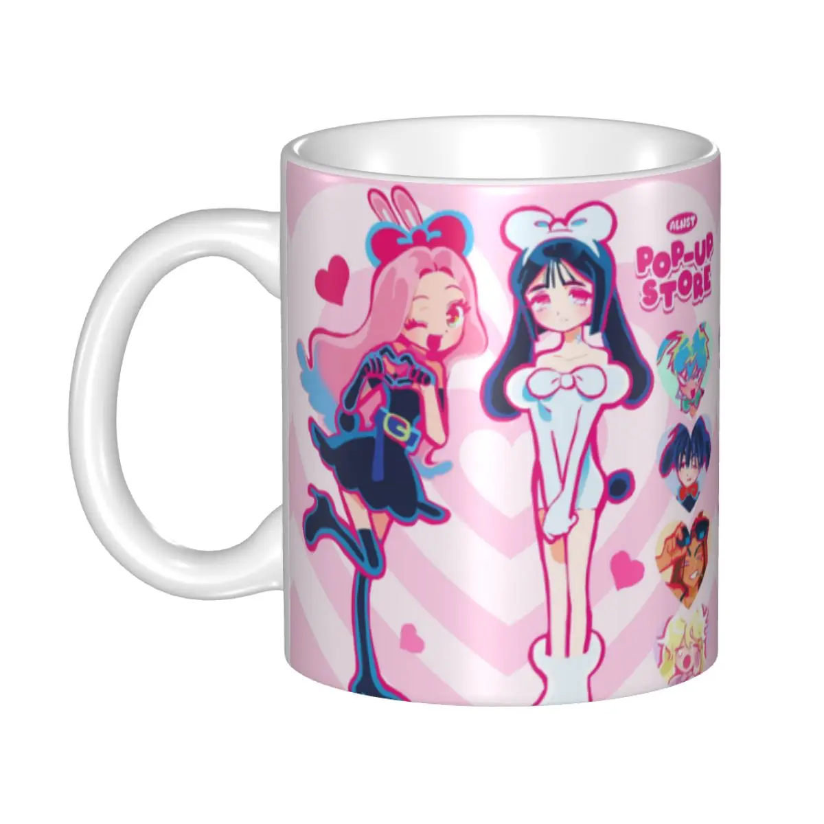 Custom Alien Stage Anime Coffee Mugs DIY Cartoon Ceramic Milk Tea Mug