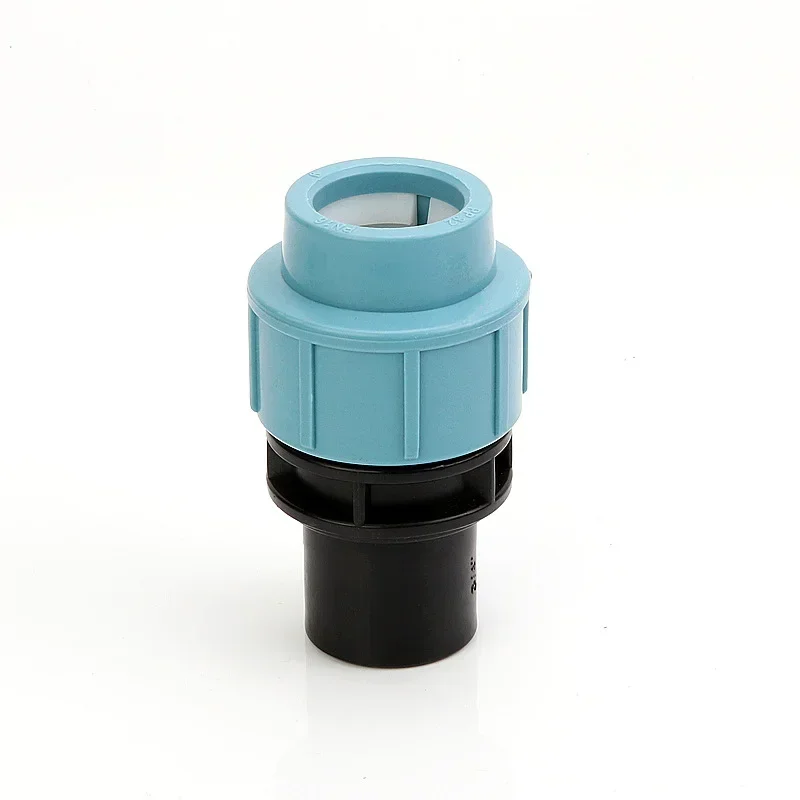 1'' 3/4'' 1/2''  Plastic PE Water Pipe Quick Connection 20 25 32mm Straight Connectors IBC Tank Adapter Plumbing Pipe Fittings