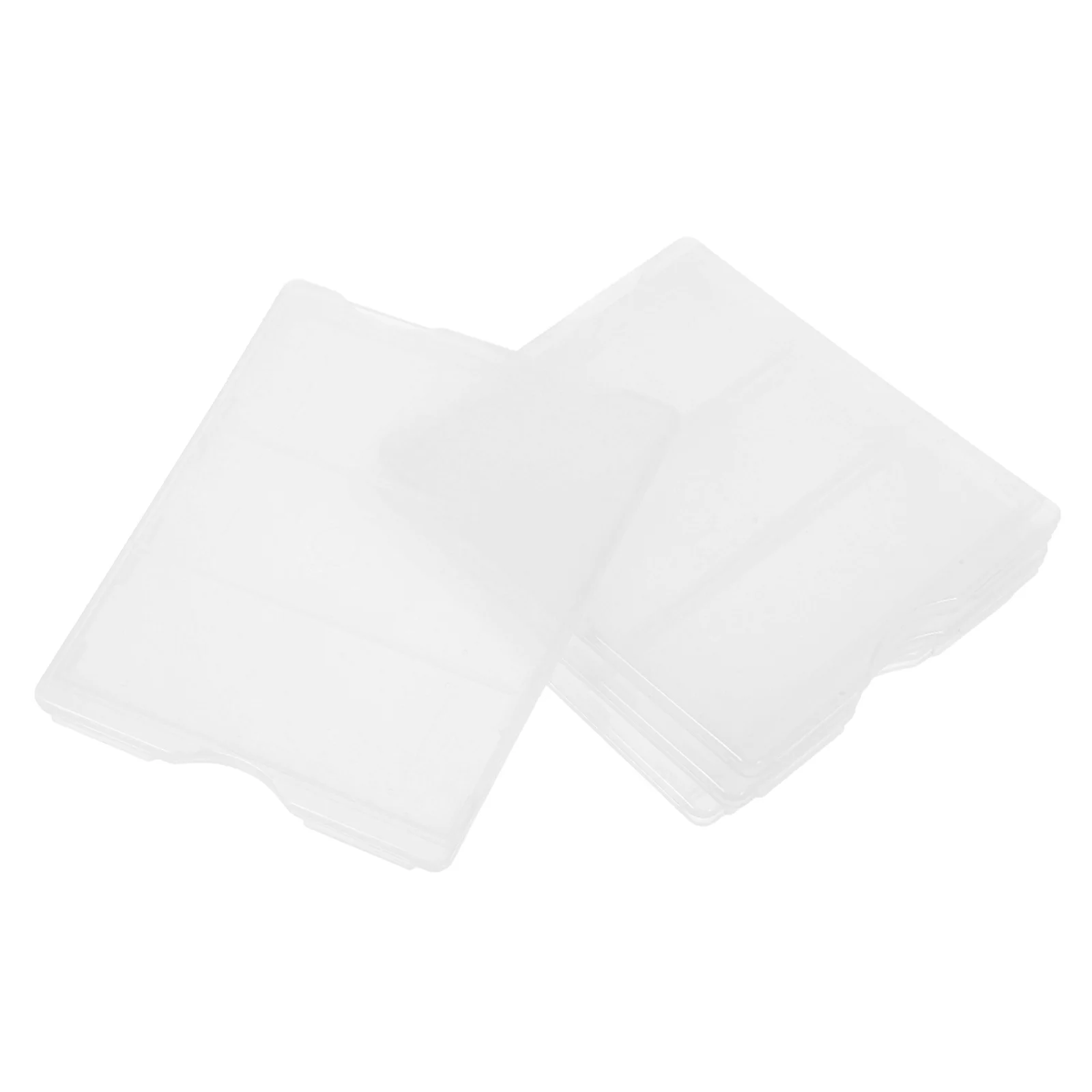 4 قطعة صندوق تخزين الشريحة منظم المجهر البلاستيكي السميك لمختبر علم الأمراض استخدام حامل عينة حاوية البريد