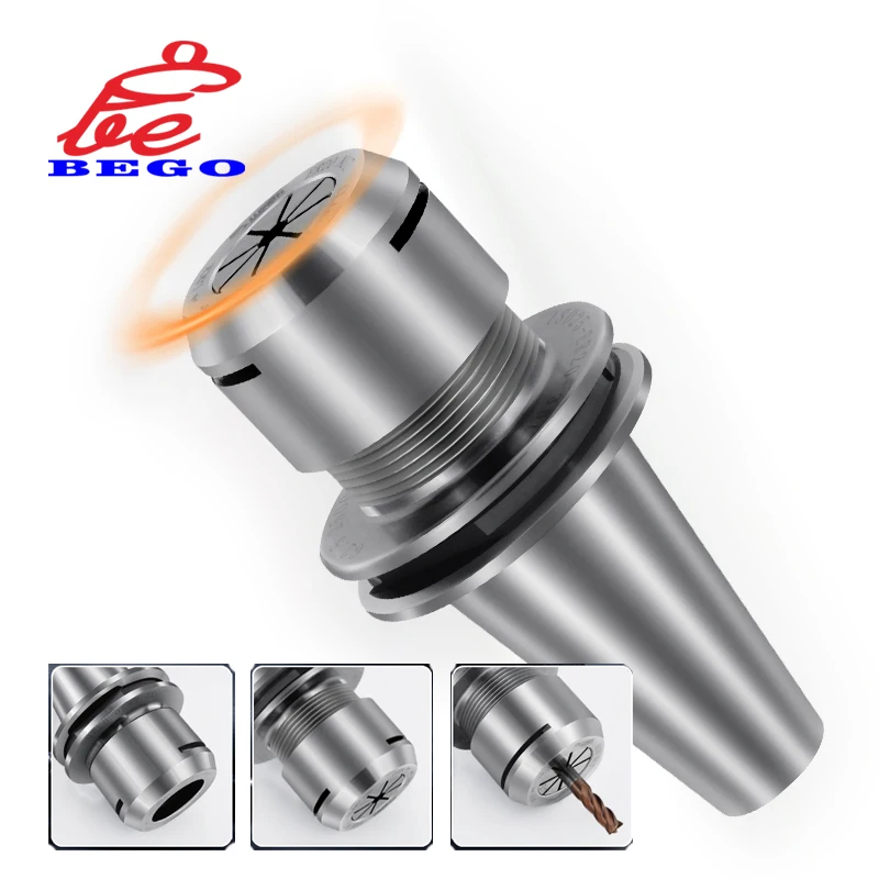 Precision 0.002 ISO10 ISO20 ISO25 ISO30 ER11 ER16 ER20 ER32 SK10 tool holder iso er tool holder g2.5 30000~50000rpm + Pull Stud