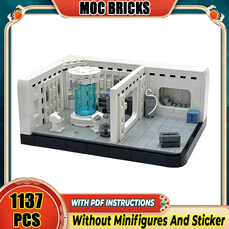 

Star Movie Series Moc Building Bricks Echo Base Medical Bay Model Building Technology Modular Blocks Construstion Toy Gifts