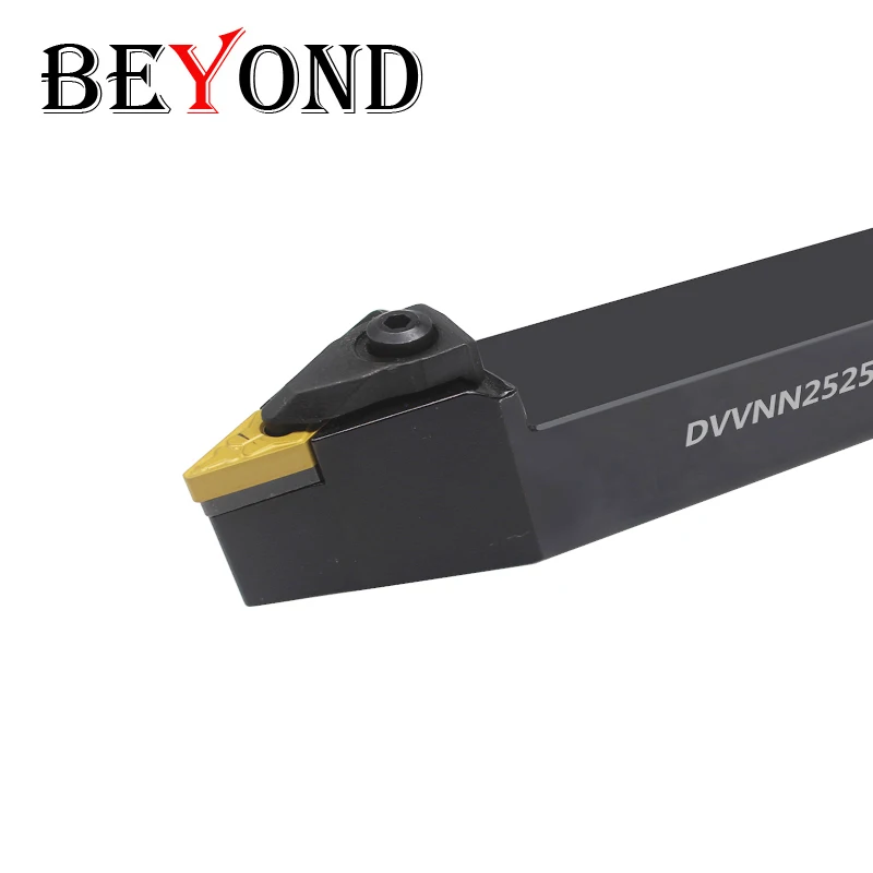 BEYOND DVVNN2525M16 DVVNN2020K16 DVVNN3232P16 External Turning Tool Holder DVVNN MVVNN Carbide Inserts Lathe Cutter use VNMG