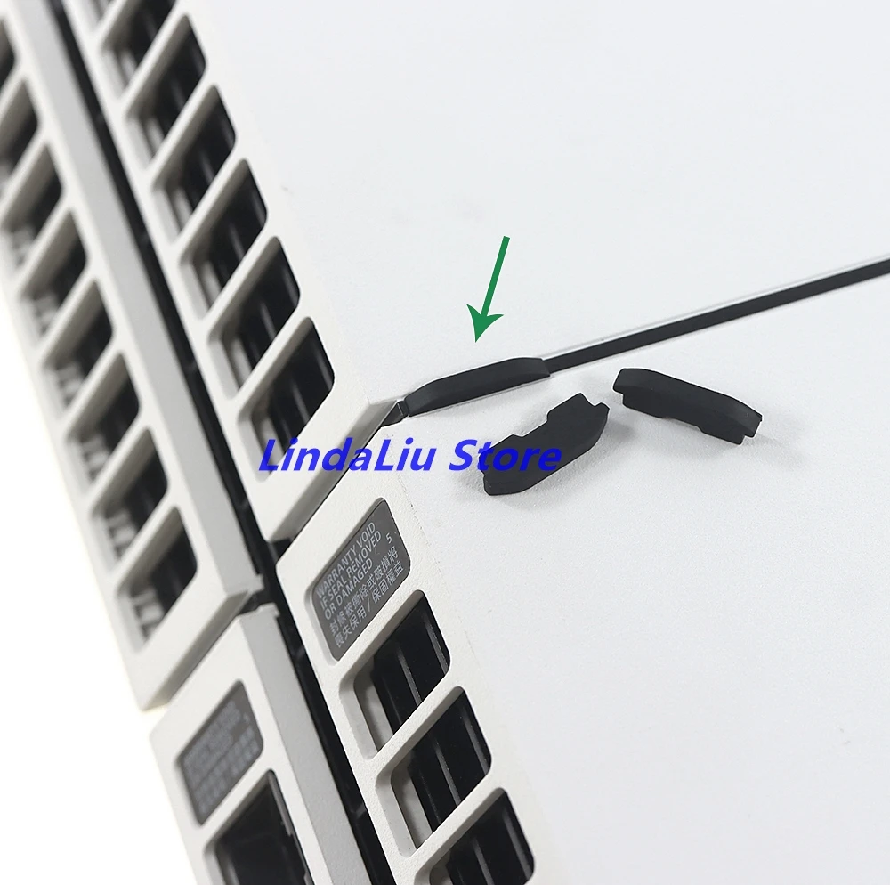 1 set = 2 pezzi pulsante pad in silicone copertura piedini in gomma per controller PlayStation 4 Host copertura in gomma siliconica per PS4 1200