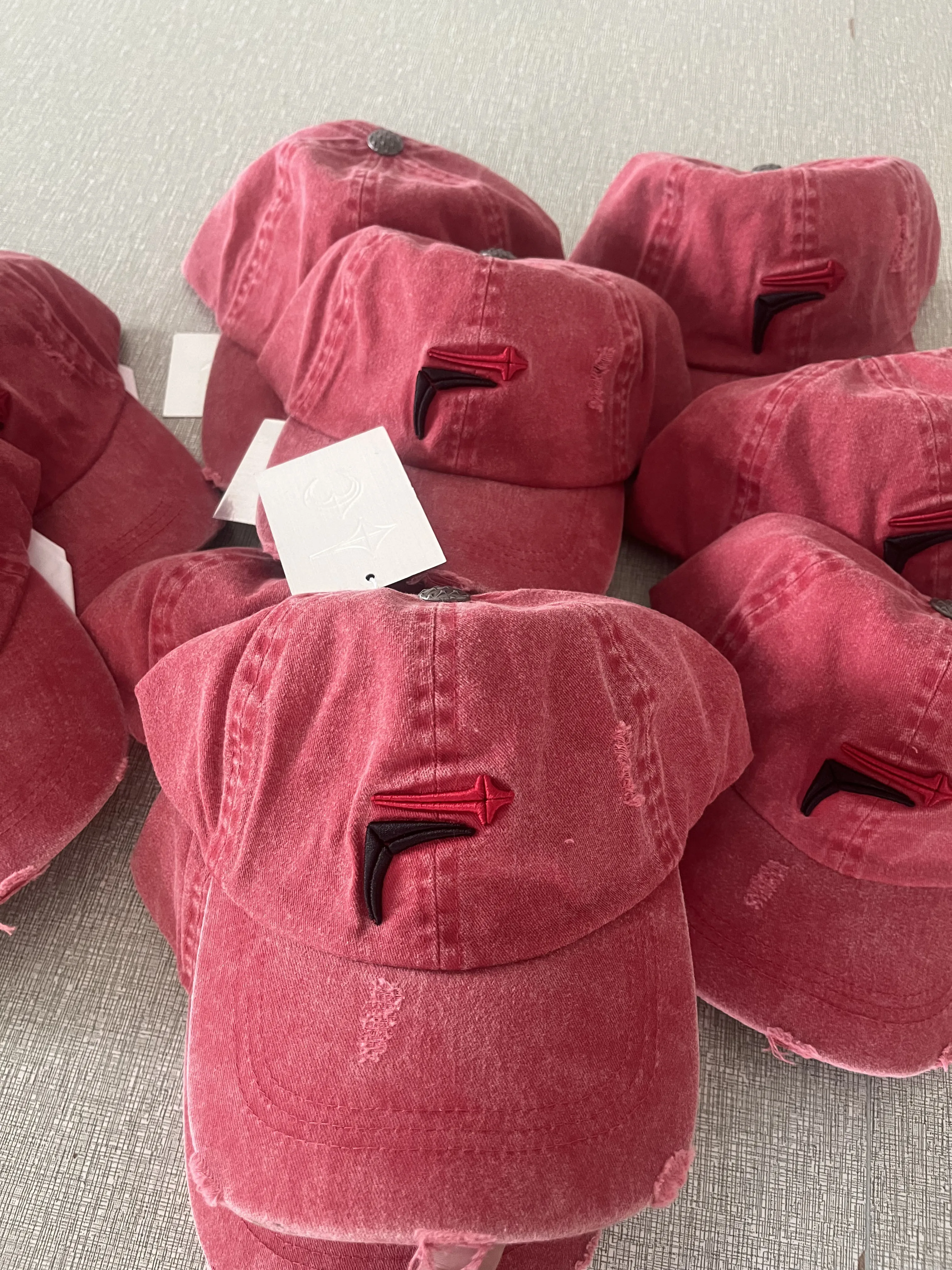 24FW High Street Thug club Embroidery Washed Baseball Caps Y2k Hat High Quality Casual Hats Male Cap