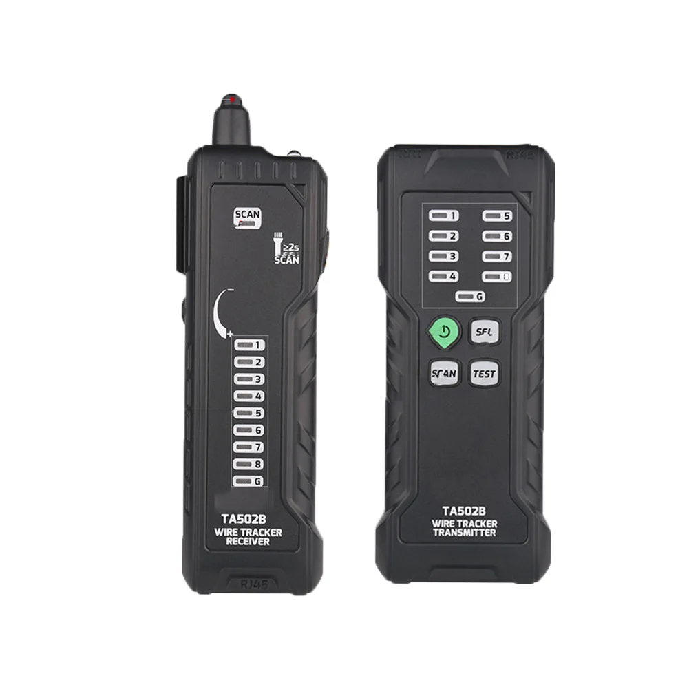 Digital Wire Locator for Network Cable Continuity with Circuit Break and Short Detection and For POE Live Line Trace Function