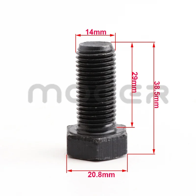 23T 100 مللي متر * 4 M14 * 1.5 STUD محور عجلات للصين 150cc 200cc 250cc300cc الذهاب كارت عربات التي تجرها الدواب الكارتينغ ATV UTV دراجة رباعية المحور الخلفي أجزاء