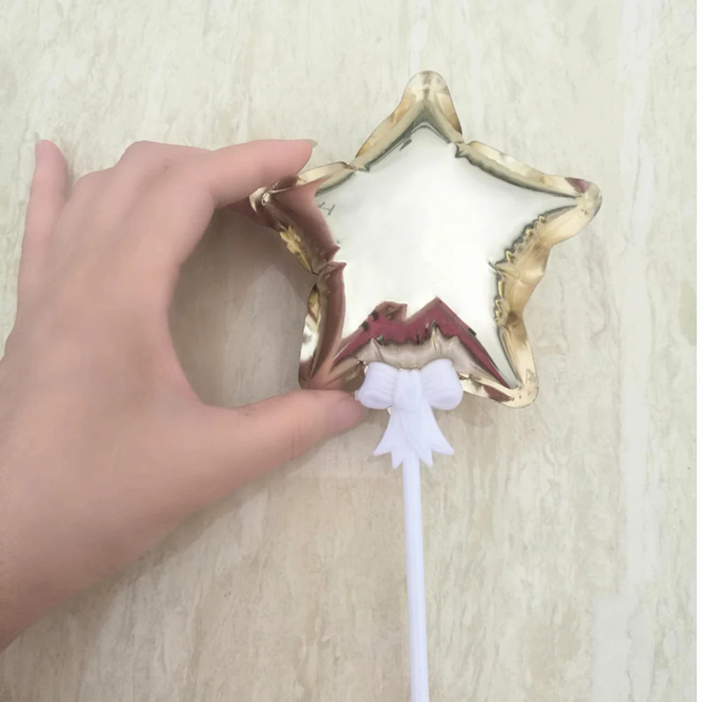 

12Pcs Star Balloon Aluminum Foil Party Decorations Stick Set Wedding Birthday Christmas Celebration Festival