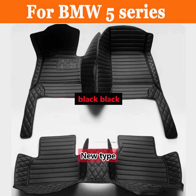 Car floor mats for BMW 5 series G30 525i 530i 540i 2018 19 20 21 22 Custom auto foot Pads automobile cover interior accessories