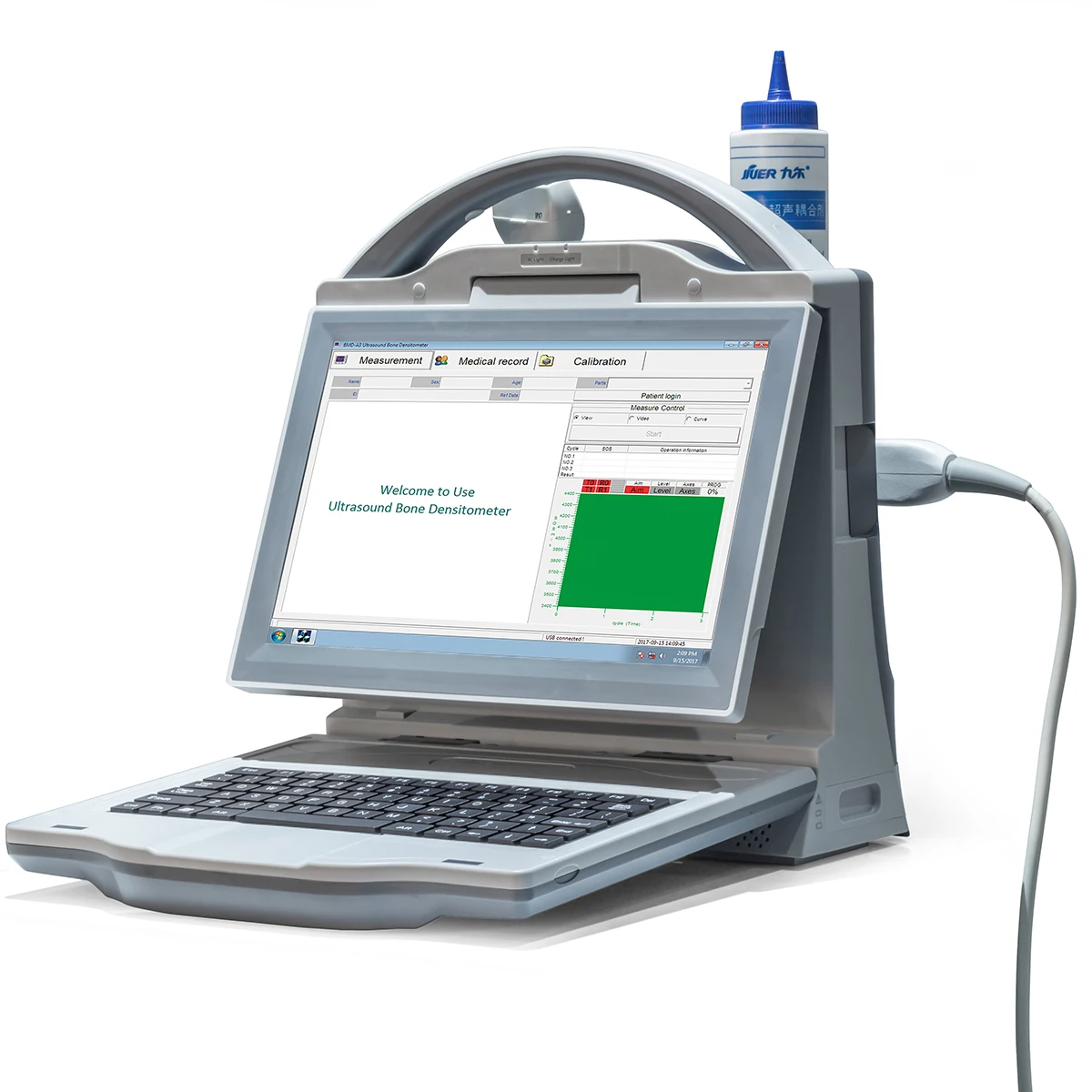 Portable Ultrasonic Bone Densitometer Electronic Equipment for Accurate Bone Density Measurements