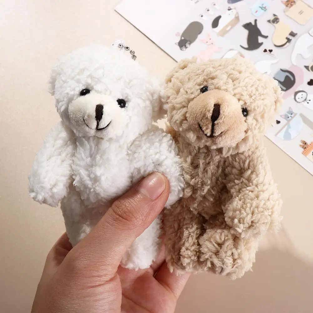 

Bear Scarf Flower Christmas Plush Bear Plush Soft Christmas Bear Doll PP Cotton Cartoon Christmas Bear Plush Pendant