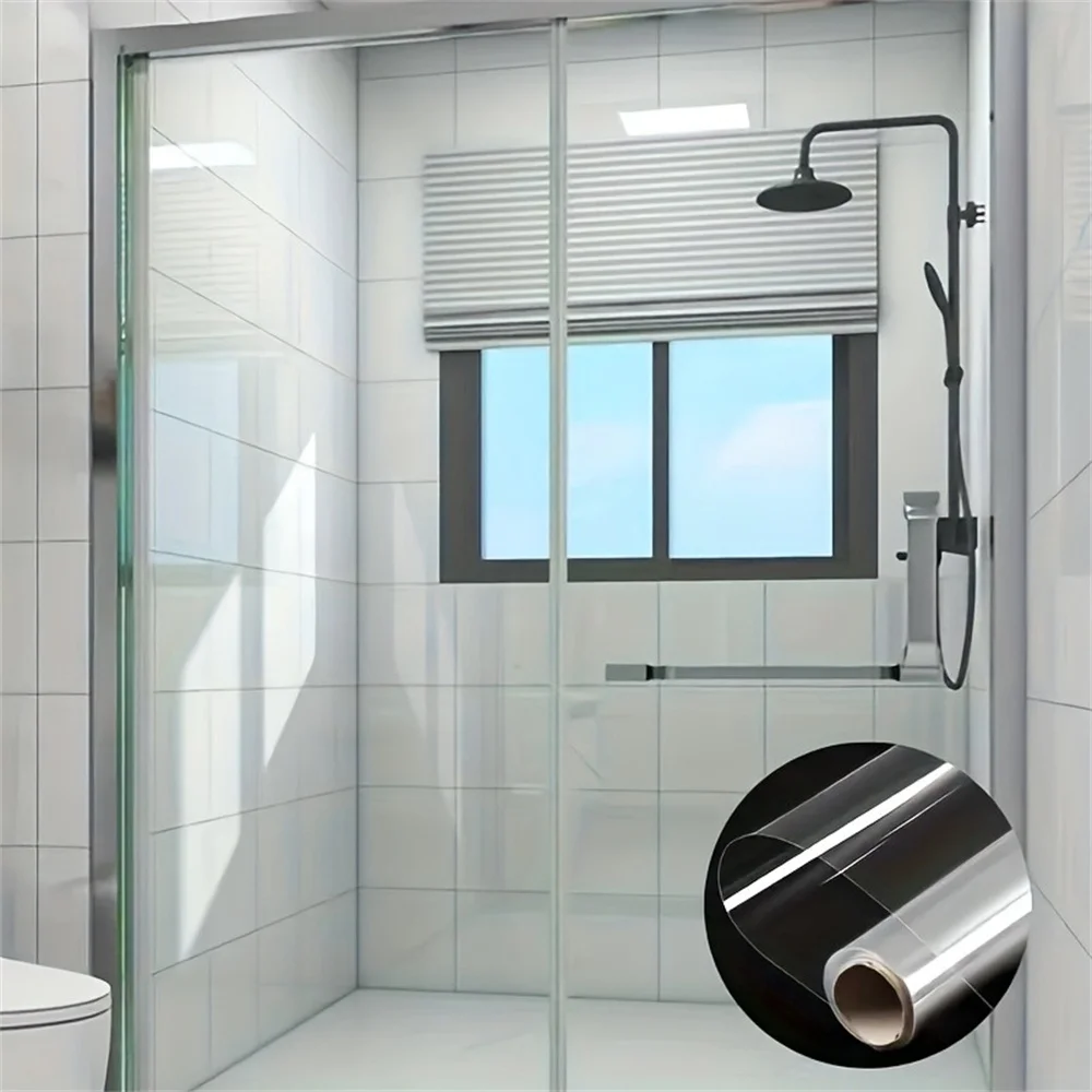 1 rollo de Protector de pared transparente contra salpicaduras de cocina, película adhesiva autoadhesiva a prueba de aceite, extraíble para armarios, uso doméstico