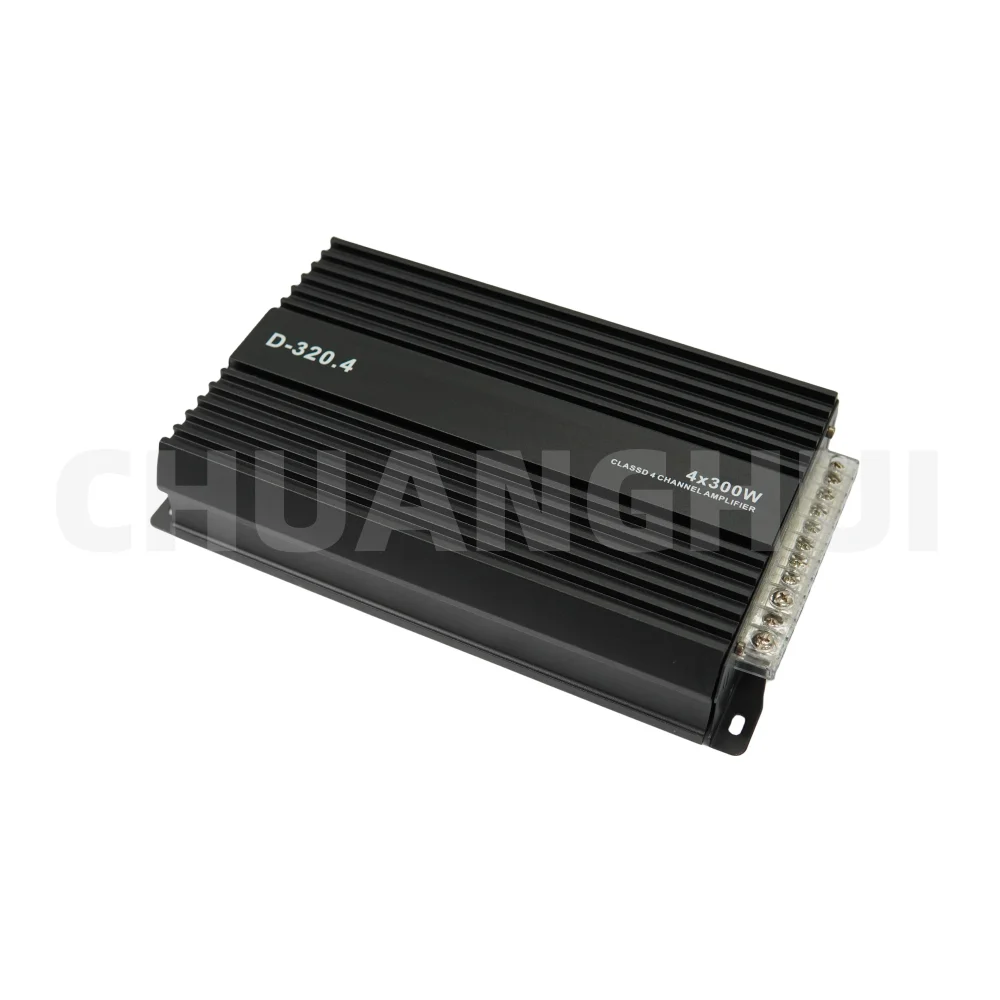 Amplificador de Alta Potência do Canal Classe D 4, Áudio do Carro para Todos os Tipos de Carro, Super Mini Tamanho e 140 W