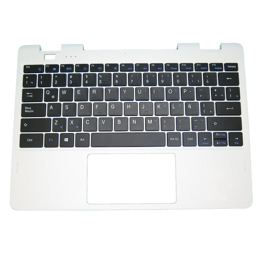 palmrest-e-teclado-branco-para-laptop-para-aprix-ax11-latin-america-la-teclado-preto-novo