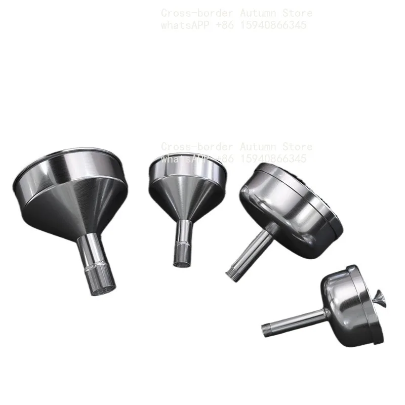 304 thickened stainless steel funnel multi-specification multi-split tooth optional corrosion resistance high temperature