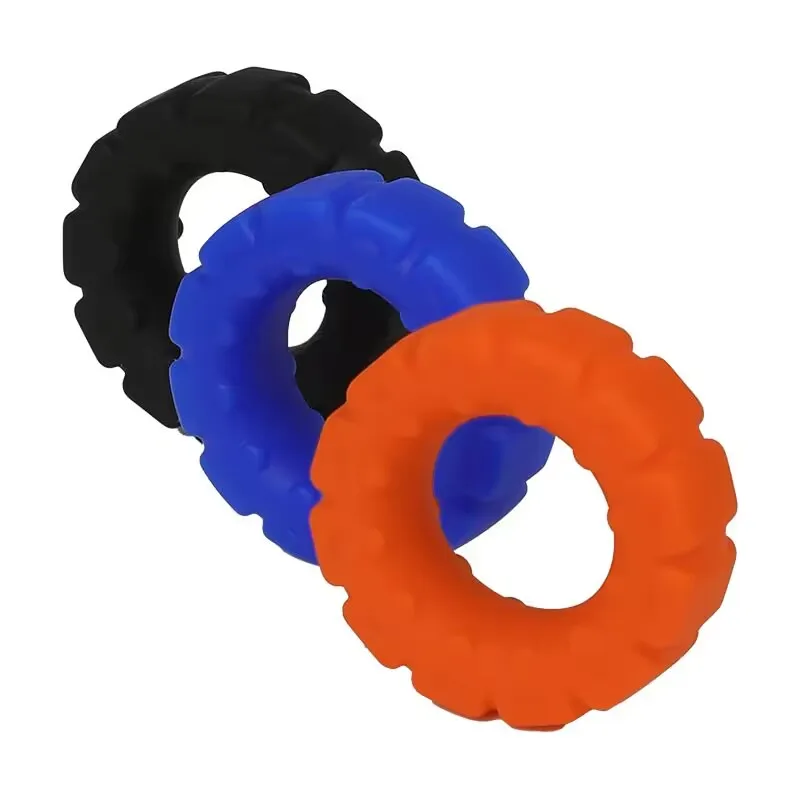 Thick Silicone Penis Ring Tire Type Cock Ring For Lasting Longer Harder Stronger Erection Pleasure Enhancing Sex Toy For Man Gay