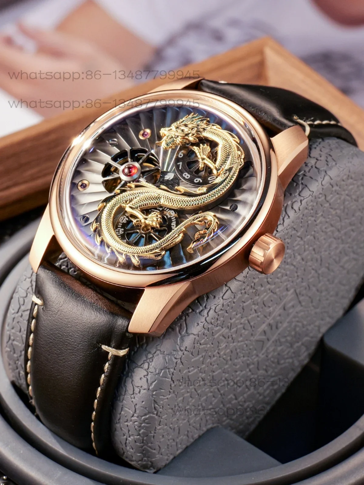 

Best Selling Automatic Mechanical Watch Men's Watch New Zodiac Dragon Watch Famous Brand Fashion Trend Waterproof Luminous Watch