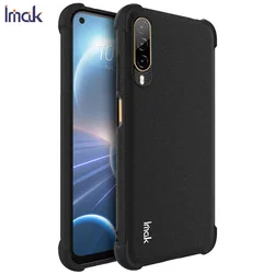 Desire22 Pro 5G Matte Back Case IMAK Lens 360 Protect Flexible Air Bag Cover for HTC Desire 22 Pro Case Phone Shell Bumper Funda