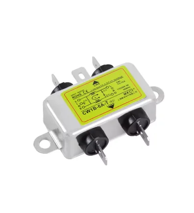 1Pcs Tomzn Purification Ca 220V Single-Phase Power Supply Filter Emi Purification Anti-Interference Audio Cw1B-T(B2)1A 3A 6A 10A