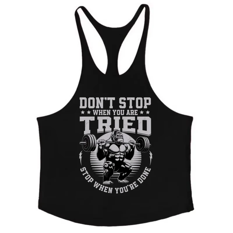 Quick-Dry Men's Gym Stringer Vest, Fitness Racerback Tank Top with Thin Straps, Lightweight Sleeveless for Bodybuilding