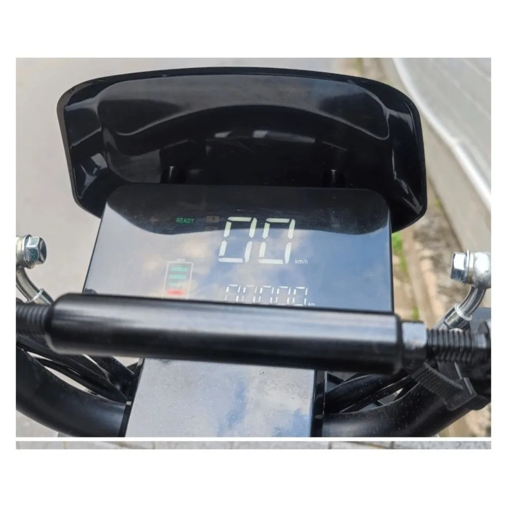 Plastic Electric Vehicle LED Display 48V 60V 72V Multi-Voltage Speedometer Screen Digital Waterproof Instrument Control Panel