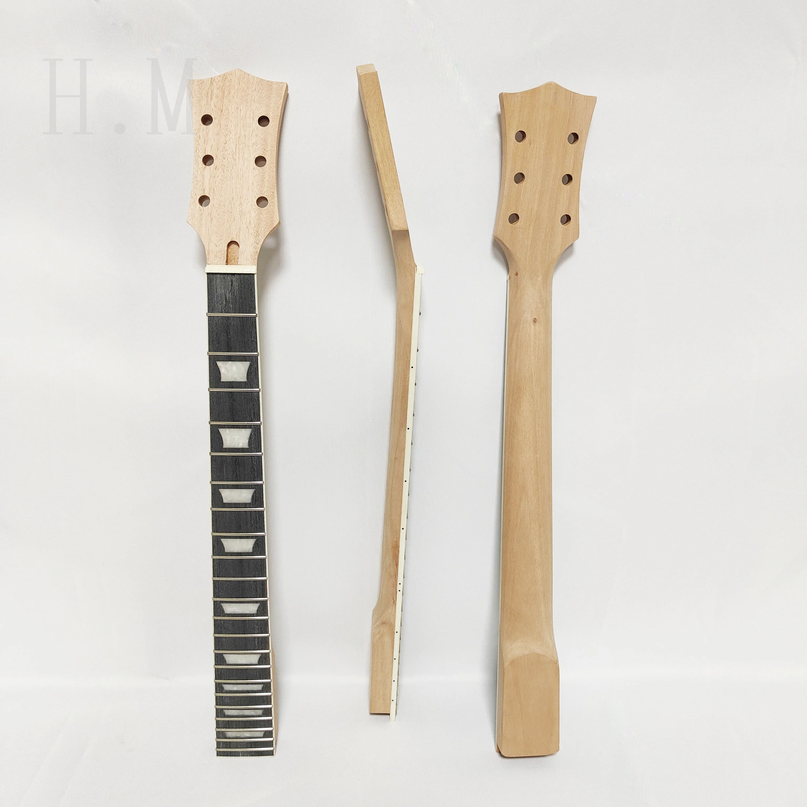 Matte Natural Wood Color Guitar Neck 6-string Peach Blossom Core Wood Guitar Handle Rose Wood Fingerboard Guitar Neck