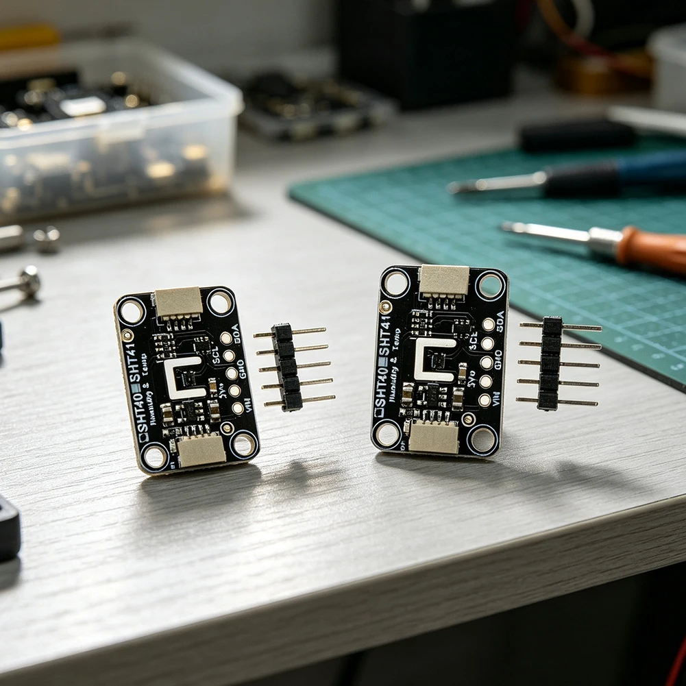 2pcs SHT40 Sensor Modules with Robust Signal Integrity and Noise Immunity for Reliable Data Acquisition in Noisy Environments