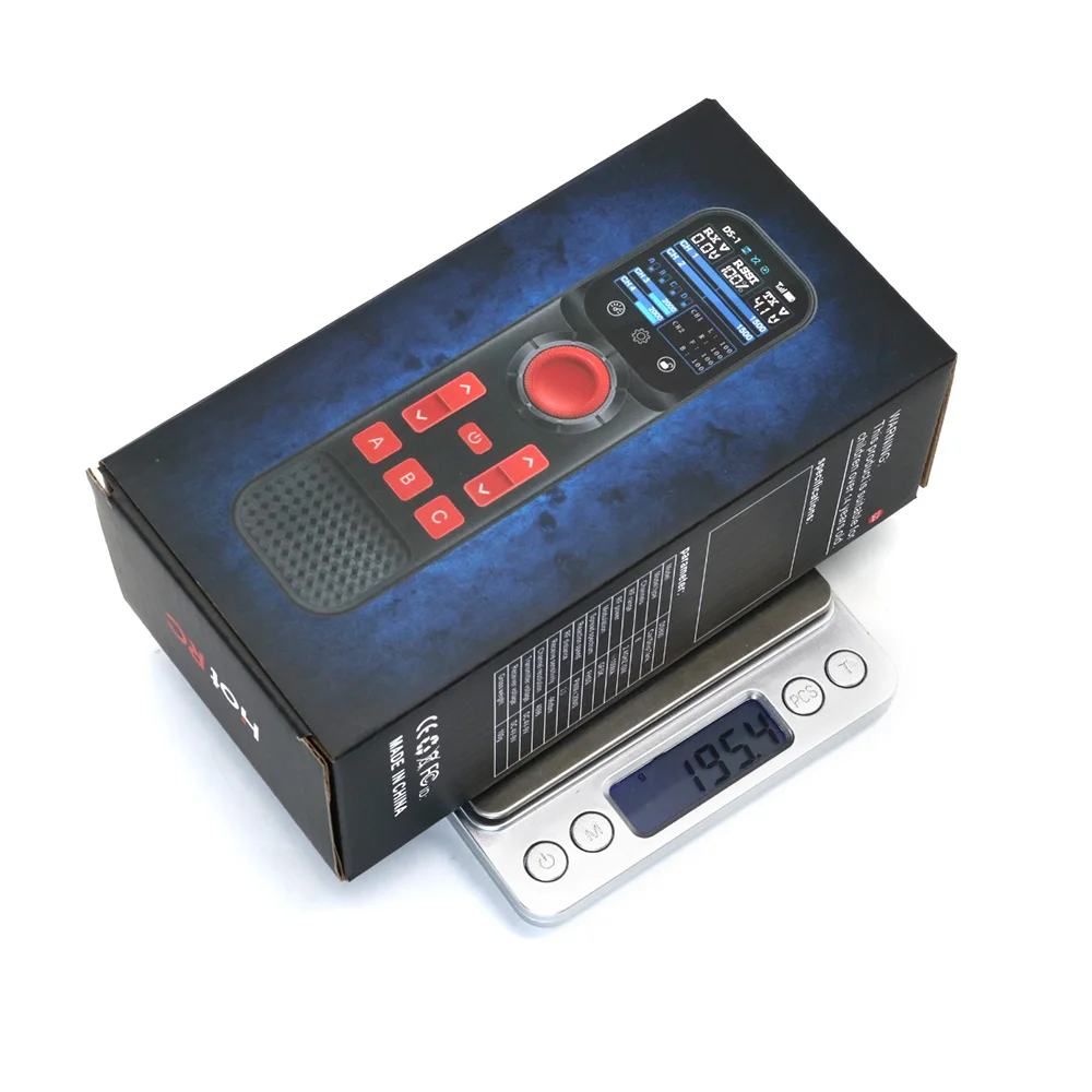Hotrc DS-800 2.4ghz 8ch fhss controle remoto F-08A f08a receptor tela colorida para modelo rc carro/trabalho/barco de pesca cortador de grama
