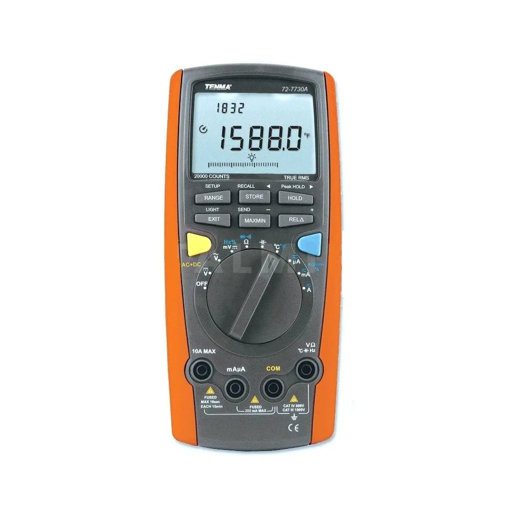 

72-7730A Digital Multimeter, USB Interface, 20000 Count, True RMS, Auto Range, 4.5 Digit