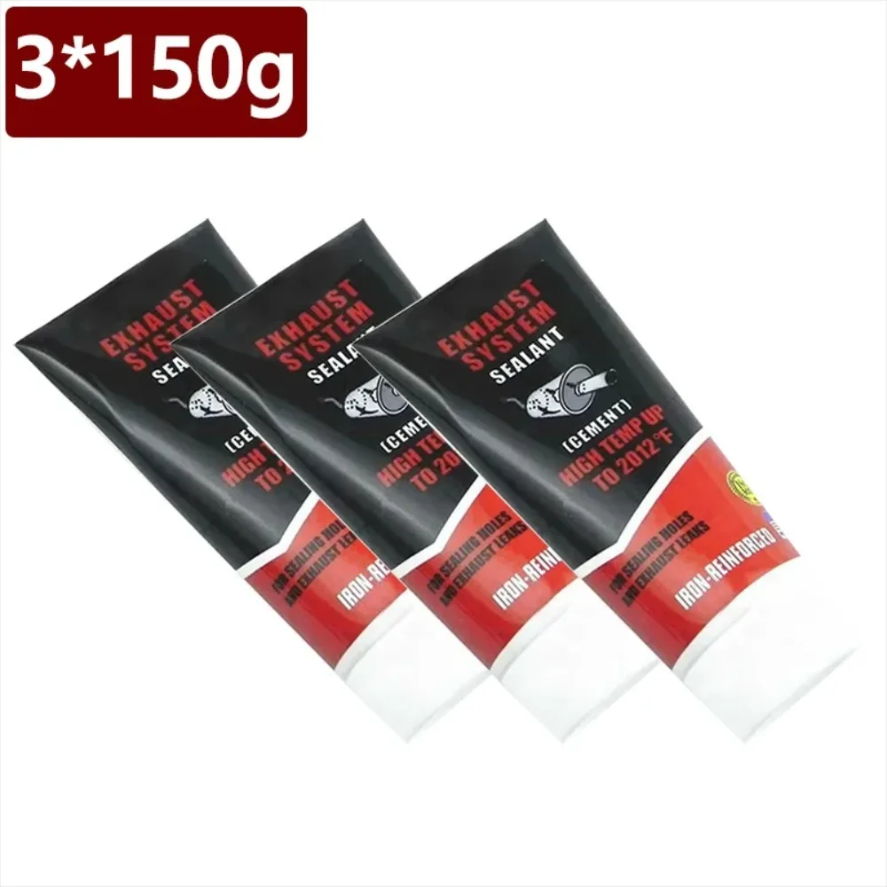 High Temperature Metal Repair Glue Paste Exhaust Pipe Sealant Used For Car Motorcycle Tailpipe Muffler Automotive Tool