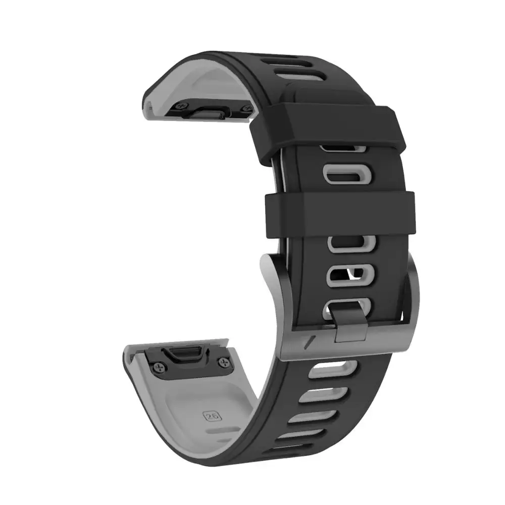 20mm Quick Release Strap For Garmin Fenix 7S 42mm Solar 6S Pro 5S Plus/Instinct 2S 40mm/Descent Mk2S Silicone Band 26mm 22mm