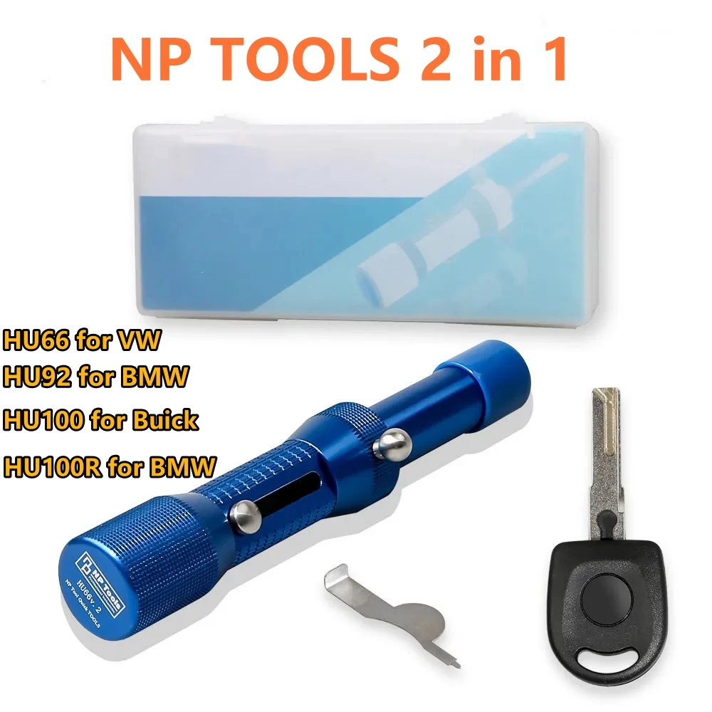 

NP TOOLS 2 in 1 HU66 V.2 for Audi VW / HU92 V.2 HU100R for BMW / HU100 for Buick Chevrolet Opel Locksmith Decoder Tool