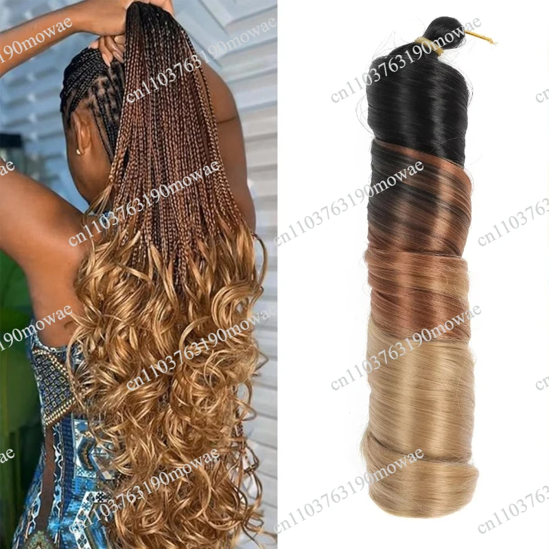 150g Loose Wave Spiral Curly Synthetic Crochet Hair Extensions   Curl Braids