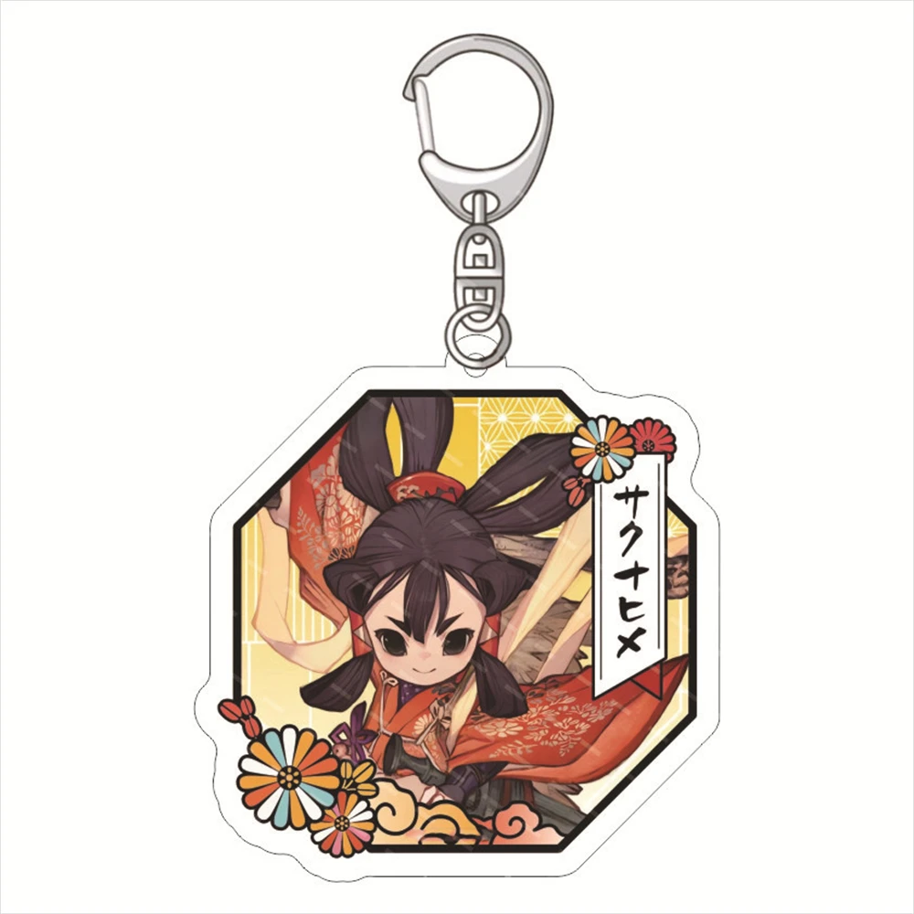 アニメ「サクナ：ご飯と廃墟」コスプレ衣装 アクリルキーホルダー キーホルダー アクセサリー ペンダント 小道具 クリスマスギフト
