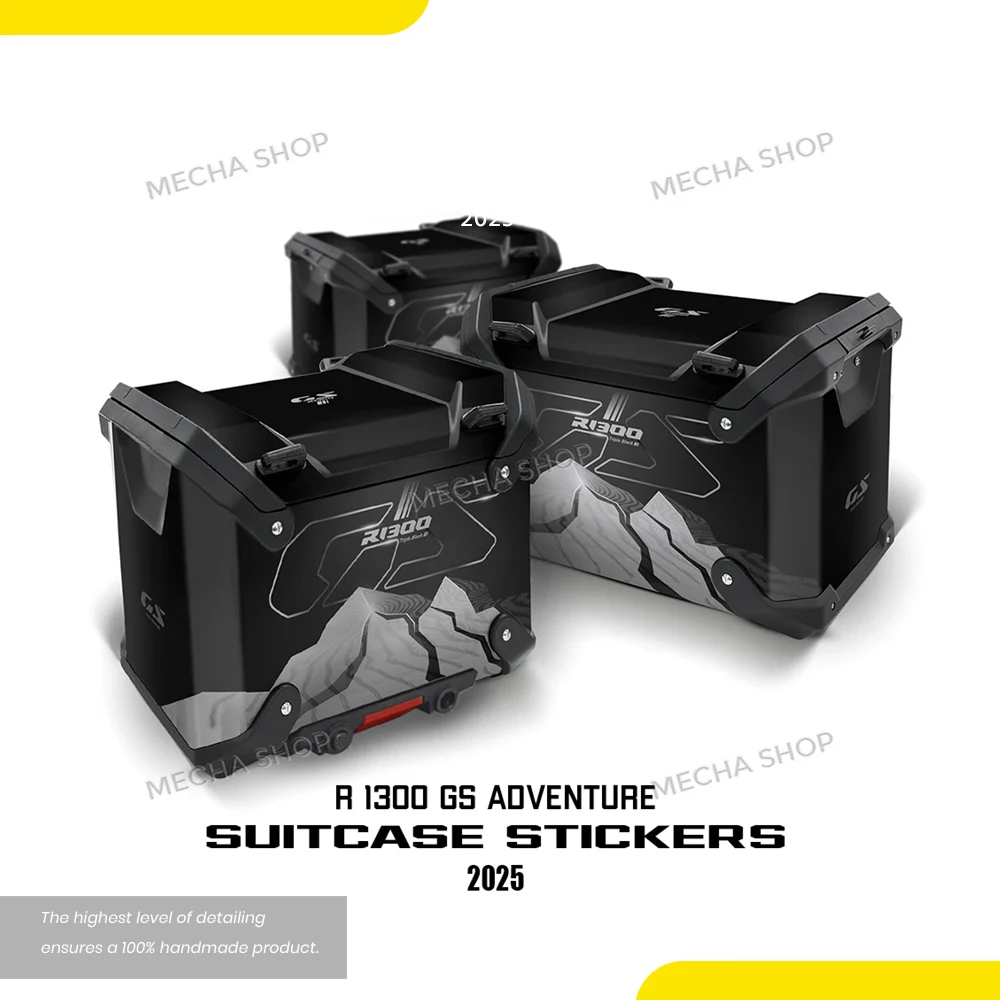For R1300GSA R 1300 GS Adventure 2024 2025 Top Box Side Box Luggage Stickers Decorative Protection Accessories