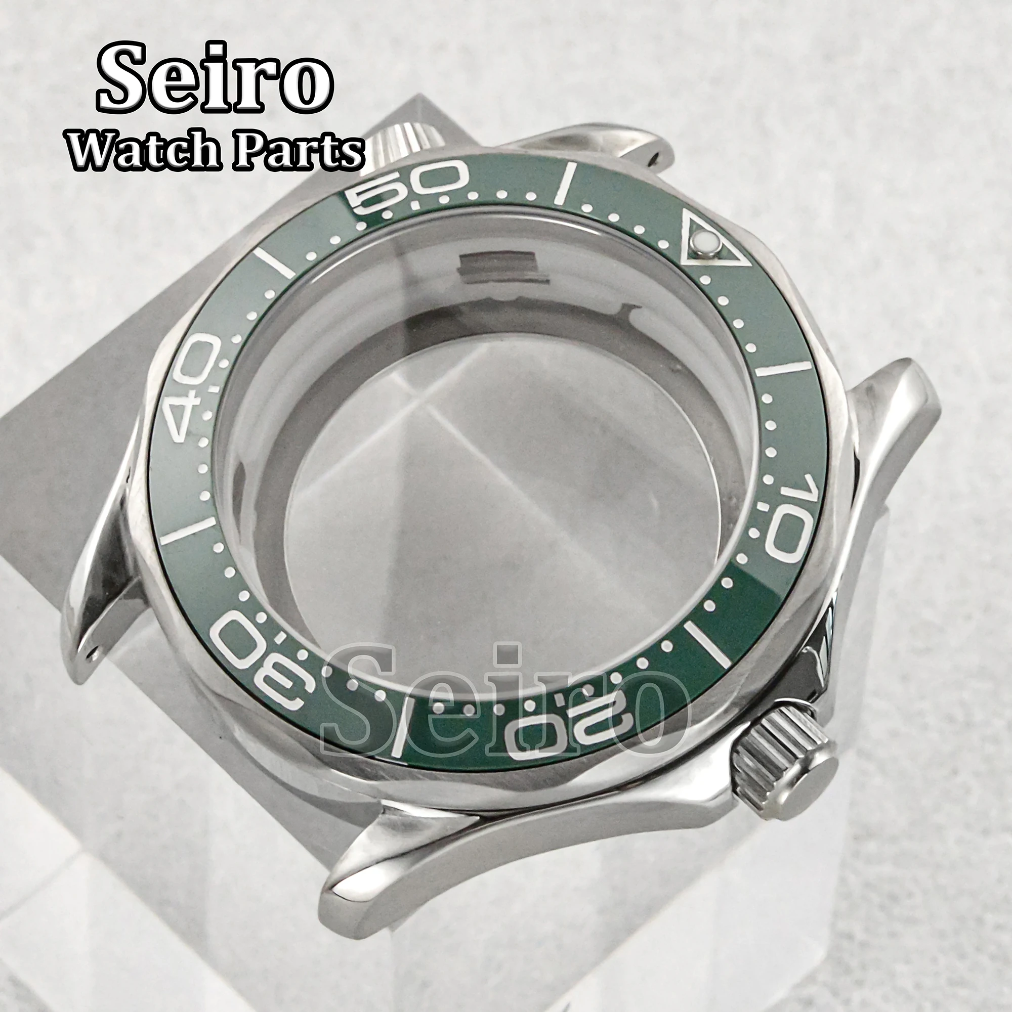 41MM NH35 Case Dial Hands Stainless Steel Bracelet Strap Men Case for Seamaster 300 NH36 Movement 31MM Dial Accessories Parts