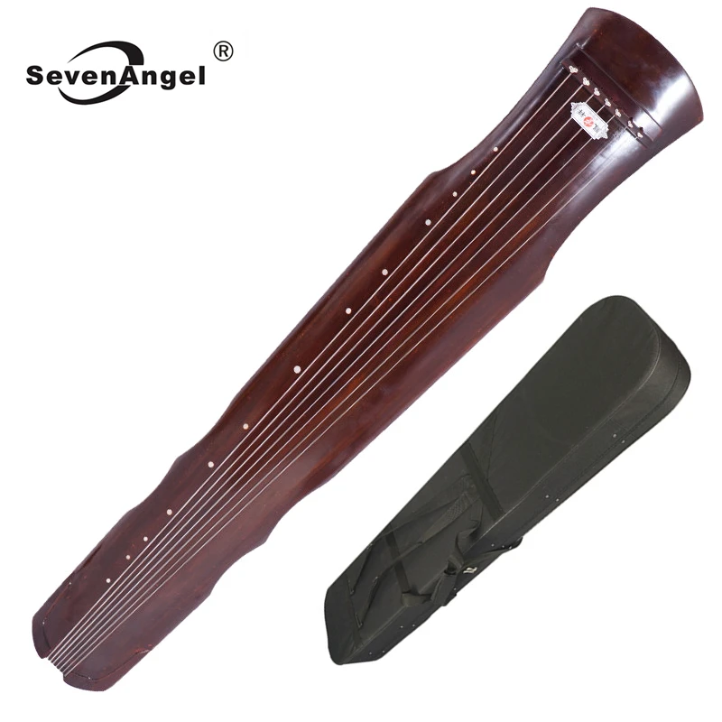 Chinese Guqin Fuxi-type Old Fir Solid Wood Guqin Beginner High-end Performance Level 7 Strings Ancient Zither with Accessories