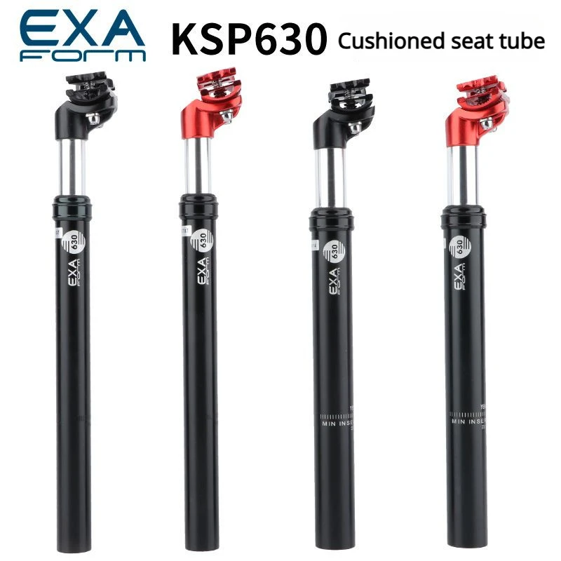 Hydraulic Shock Absorber Seatpost MTB/Road Mountain Bike Seatpost Diameter27.2-31.6mm Length350MM Oil Pressure Damping Seat Post