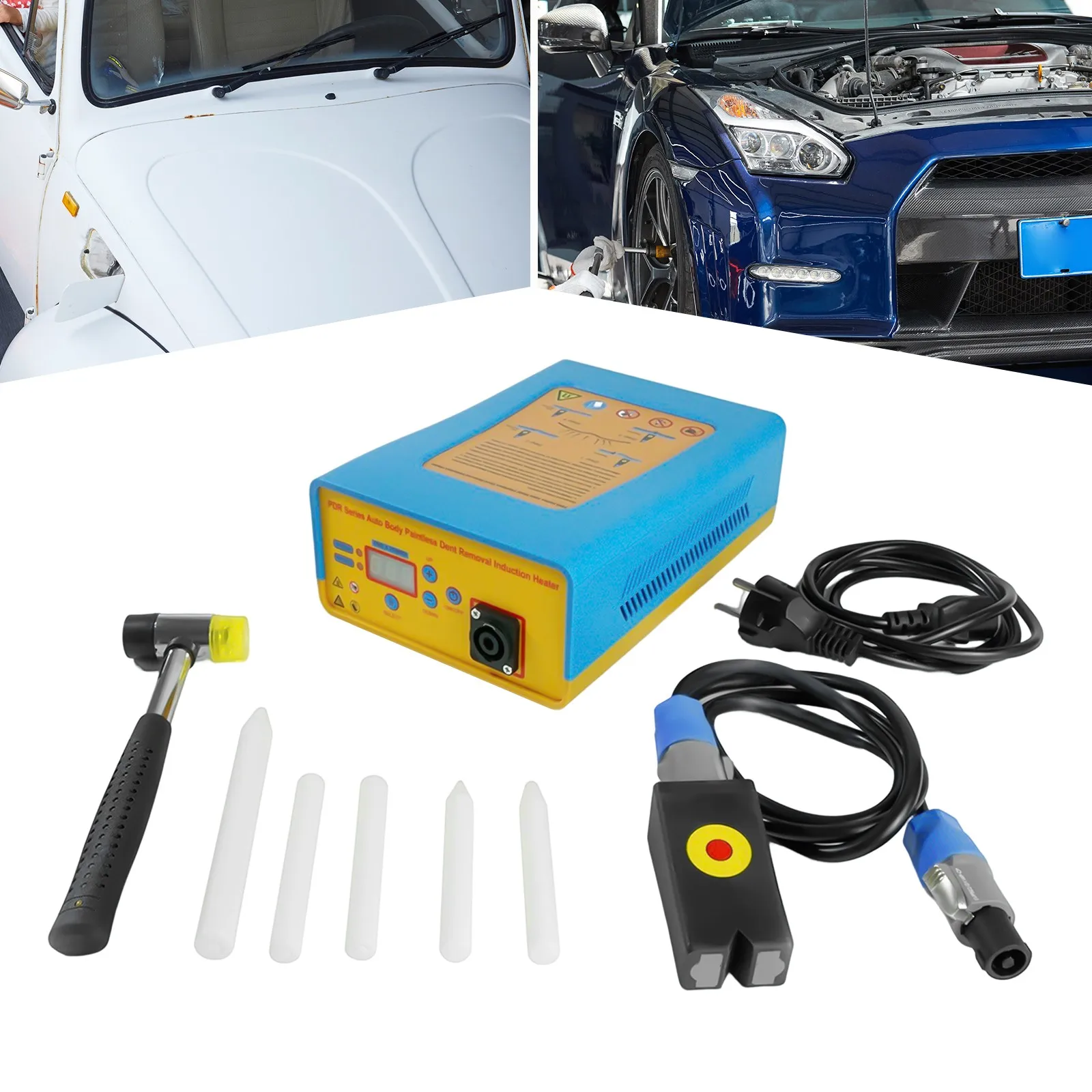 1.38KW Auto Body Dent Repair Machine Electromagnetic Induction Dent Repair Dev ice Kit