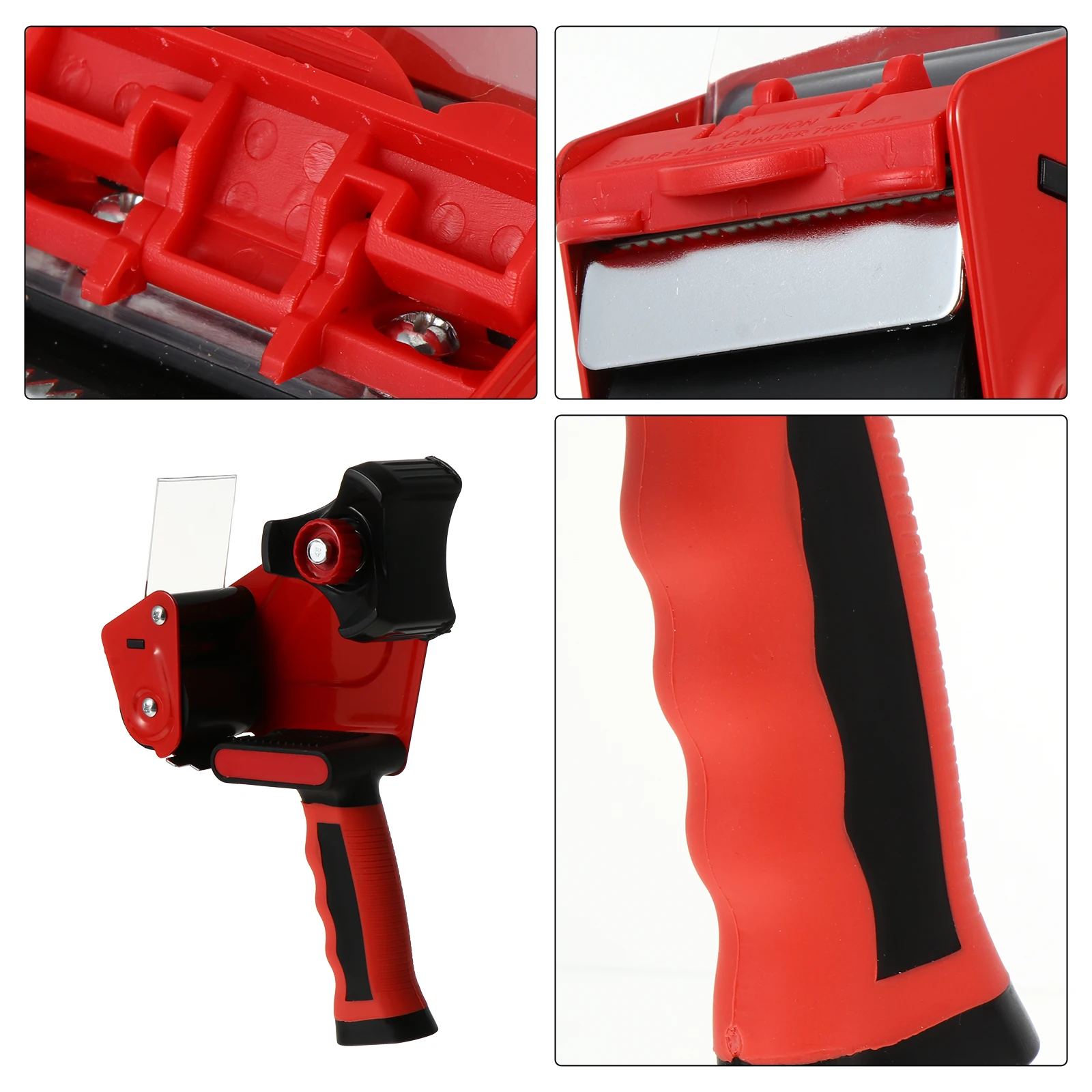 Metal Box Sealer Adhesive Tape Machine Cutter Package Dispenser Automatic Roller Packing Handheld Device Tapehouder