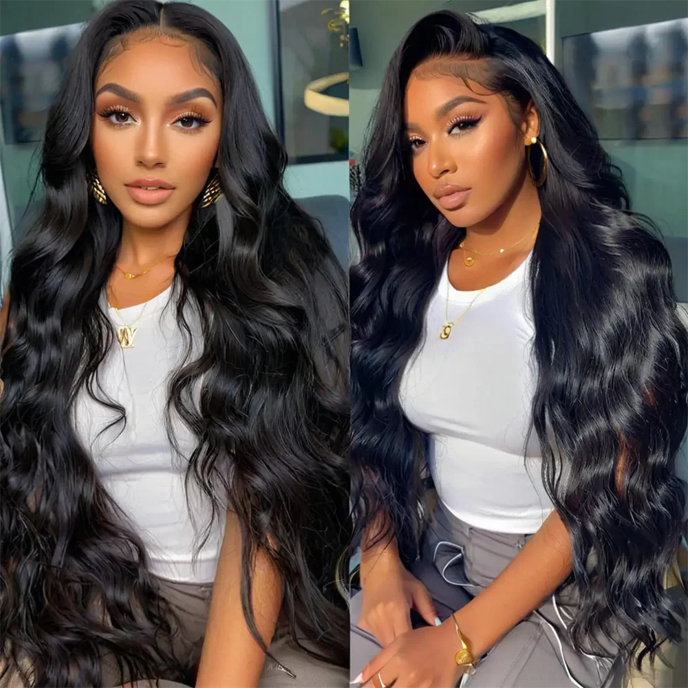 

Body Wave Soft Black Glueless 5x5 Silk Base Jewish Human Hair With Baby Hair HD Lace European Hair Preplucked
